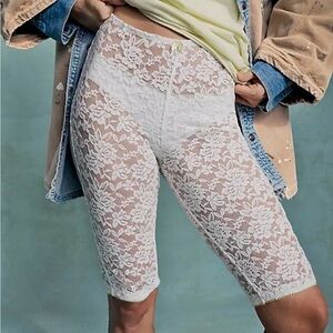 Free People Intimately All Day Lace Capris